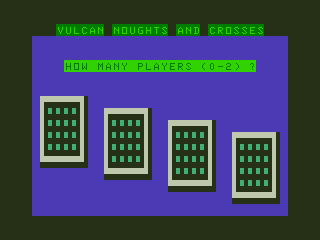 Game cover: Vulcan Noughts and Crosses