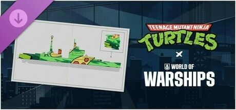 Game cover: World of Warships x TMNT: Mission - Free Permanent Camo Unlock