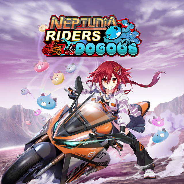 Game cover: Neptunia Riders vs Dogoos