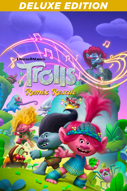 Game cover: DreamWorks Trolls Remix Rescue: Deluxe Edition
