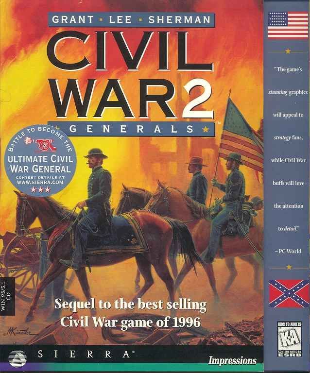 Game cover: Grant - Lee - Sherman: Civil War 2: Generals