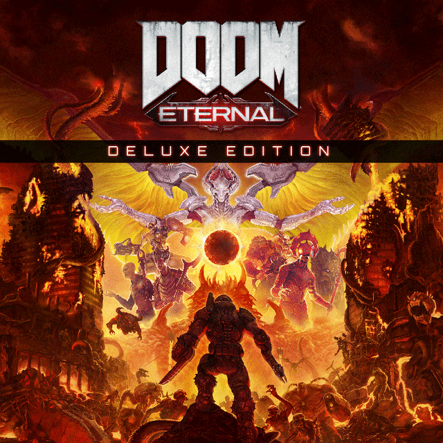 Game cover: Doom Eternal (Deluxe Edition)