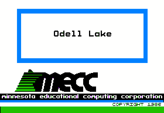 Game cover: Odell Lake