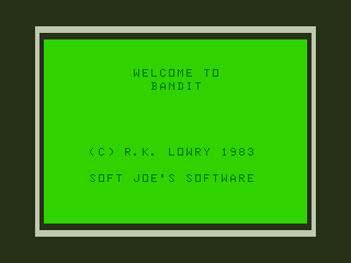 Game cover: Bandit