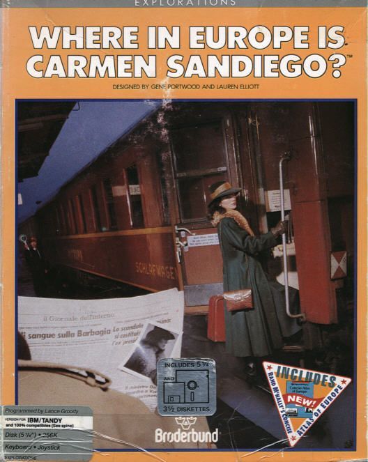 Game cover: Where in Europe is Carmen Sandiego?