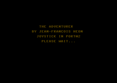 Game cover: The Adventurer