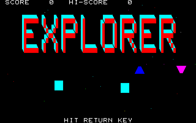 Game cover: Explorer