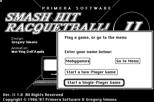 Game cover: Smash Hit Racquetball!