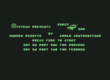 Game cover: Crazy Car