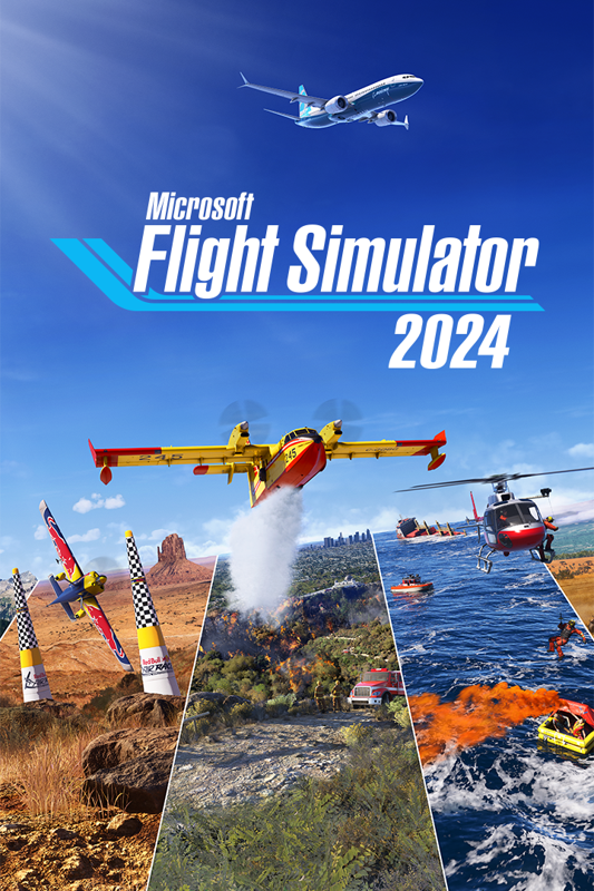 Game cover: Microsoft Flight Simulator 2024