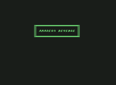 Game cover: Amadeus Revenge