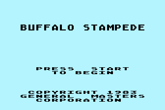 Game cover: Buffalo Stampede