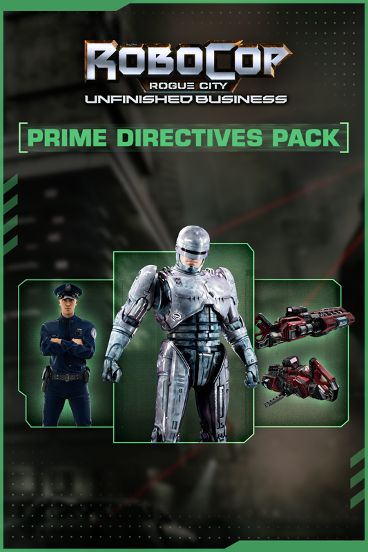 Game cover: RoboCop: Rogue City - Unfinished Business: Prime Directives Pack