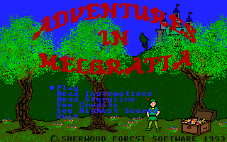 Game cover: Adventures in Melgratta