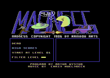 Game cover: Madness