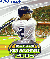 Game cover: Derek Jeter Pro Baseball 2006