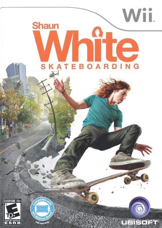 Game cover: Shaun White Skateboarding