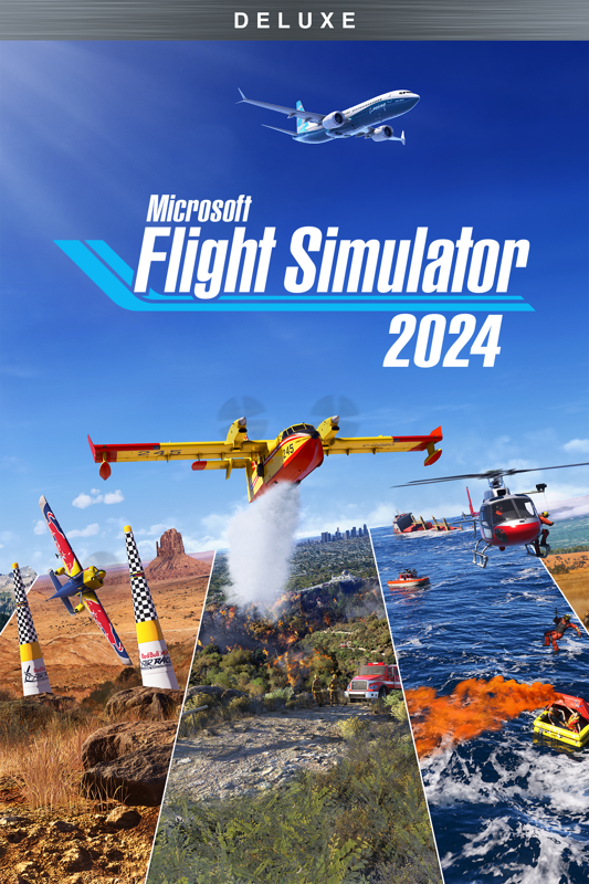 Game cover: Microsoft Flight Simulator 2024 (Deluxe Edition)