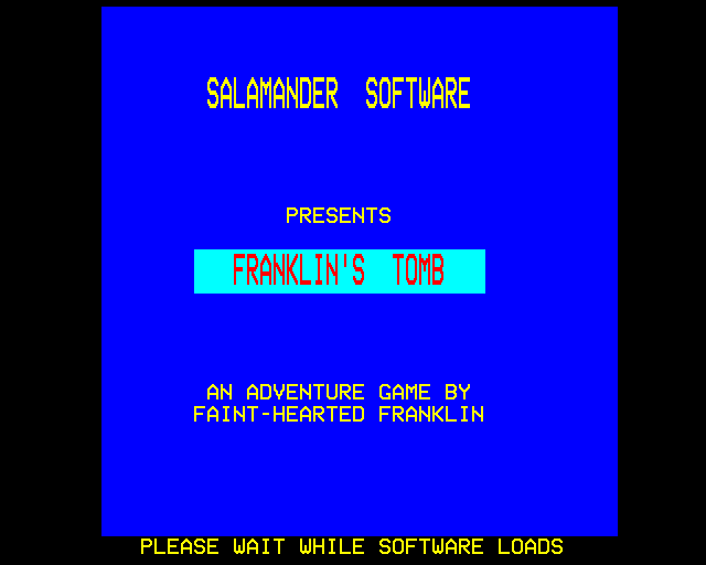 Game cover: Franklin's Tomb