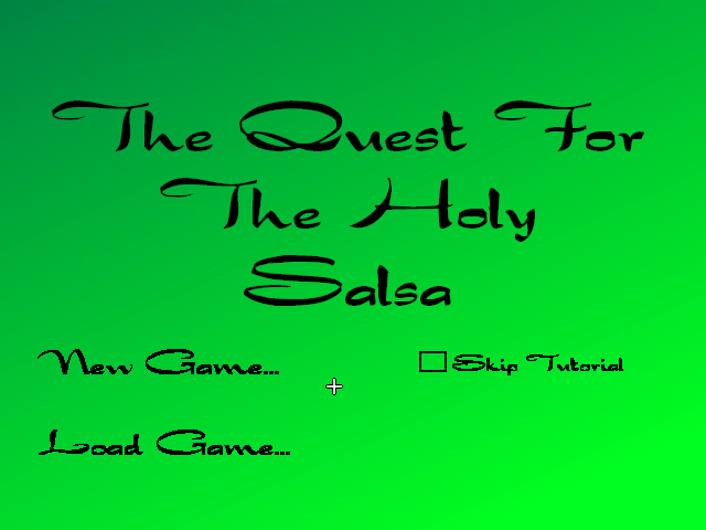 Game cover: The Quest for the Holy Salsa