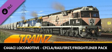 Game cover: Trainz Plus: C44ACI Locomotive - CFCLA / RailFirst / Freightliner Pack