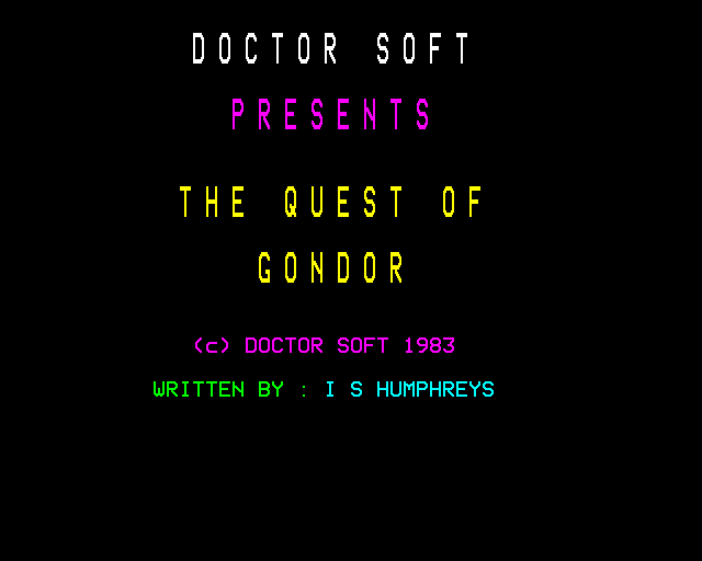 Game cover: Gondor