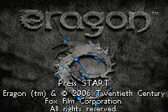 Game cover: Eragon