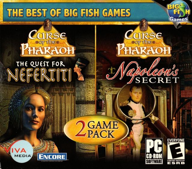 Game cover: Curse of the Pharaoh: The Quest for Nefertiti / Curse of the Pharaoh: Napoleon's Secret 2 Game Pack