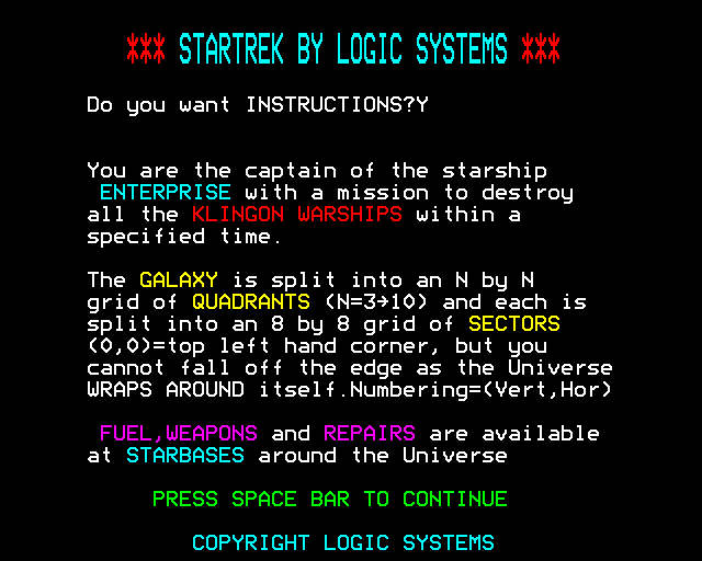 Game cover: Startrek