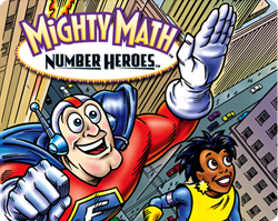 Game cover: Mighty Math: Number Heroes