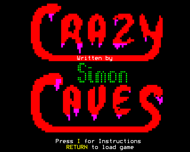 Game cover: Crazy Caves