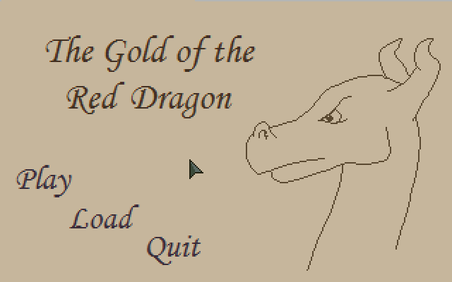 Game cover: The Gold of the Red Dragon