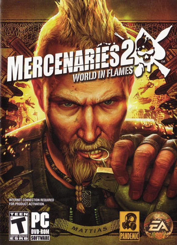Game cover: Mercenaries 2: World in Flames