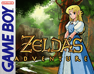 Game cover: Zelda's Adventure