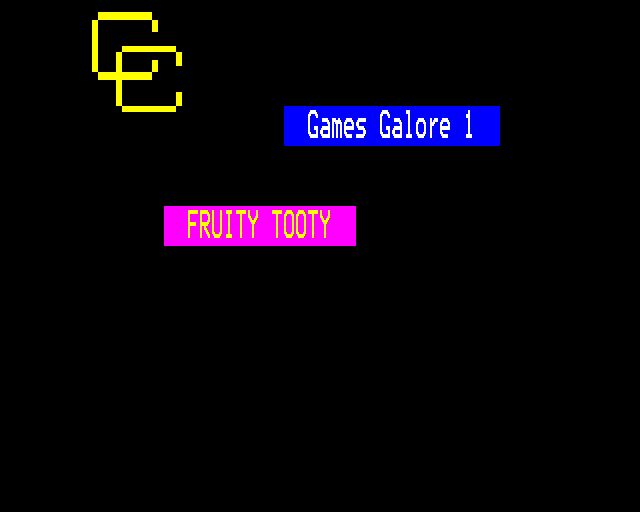 Game cover: Games Galore 1