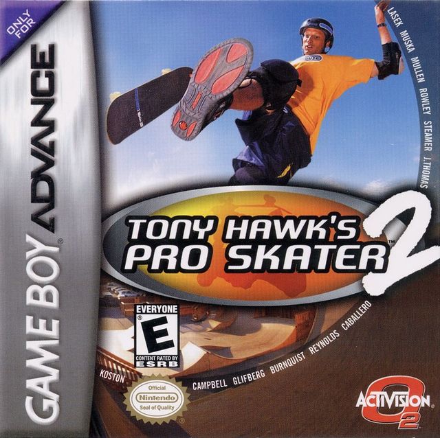 Game cover: Tony Hawk's Pro Skater 2