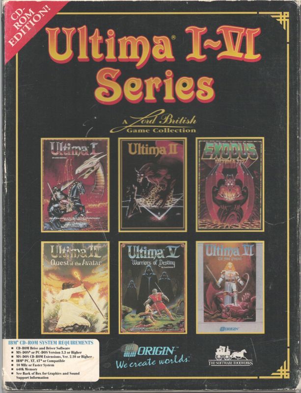 Game cover: Ultima I-VI Series