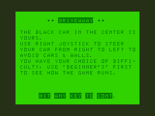 Game cover: Driveway