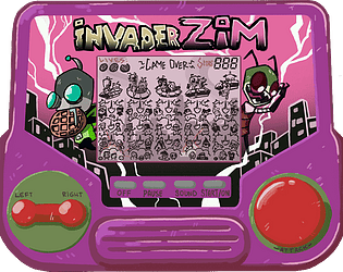 Game cover: Invader Zim: The Cheap LCD Game