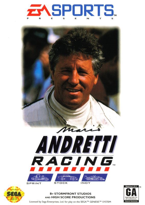 Game cover: Mario Andretti Racing