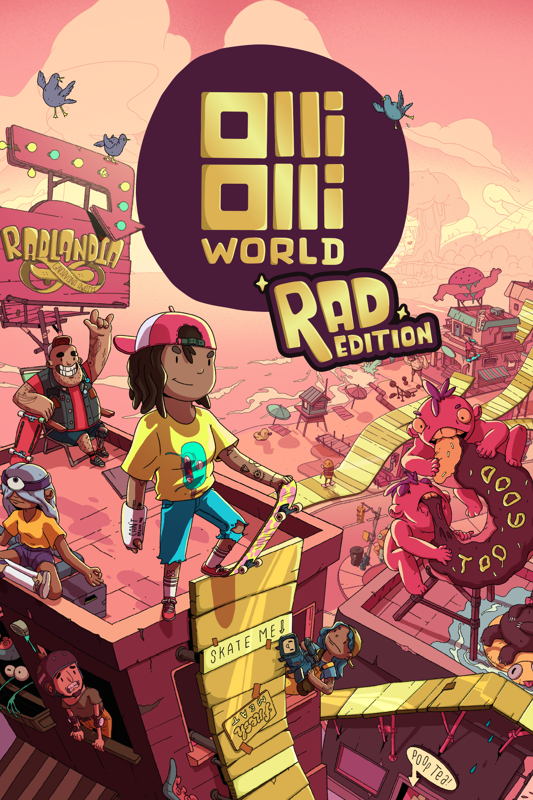 Game cover: OlliOlli World: Rad Edition