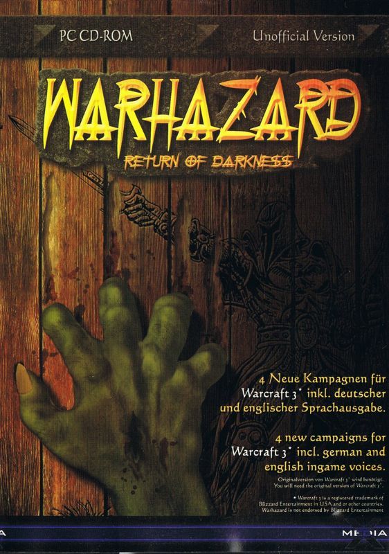 Game cover: Warhazard: Return of Darkness