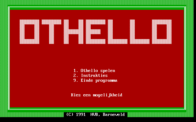 Game cover: Othello