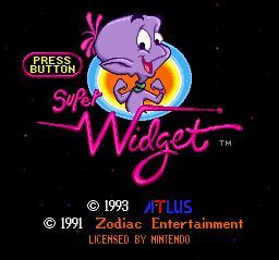 Game cover: Super Widget