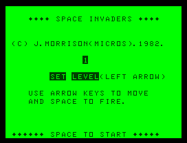 Game cover: Space Invaders