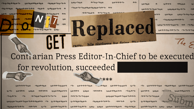 Game cover: The Contrarian Press