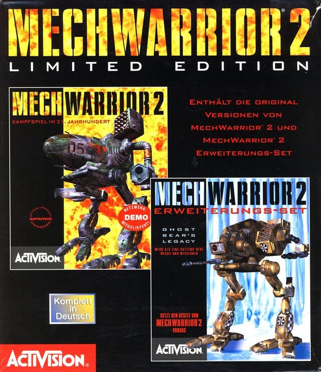Game cover: MechWarrior 2: Limited Edition