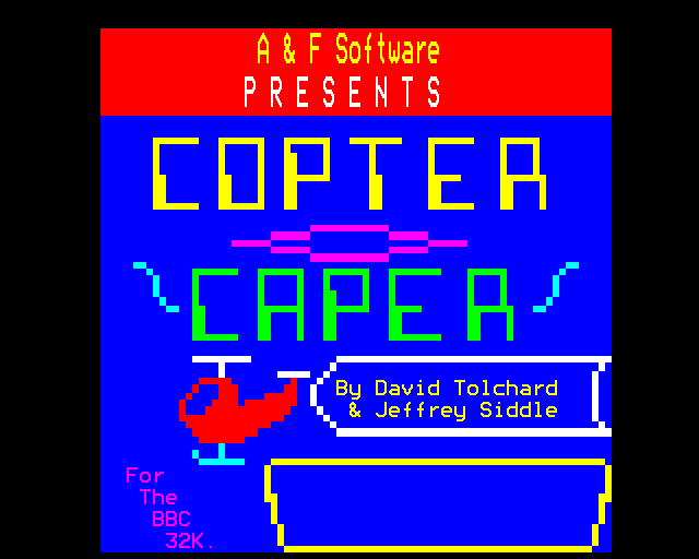 Game cover: Copter Capers