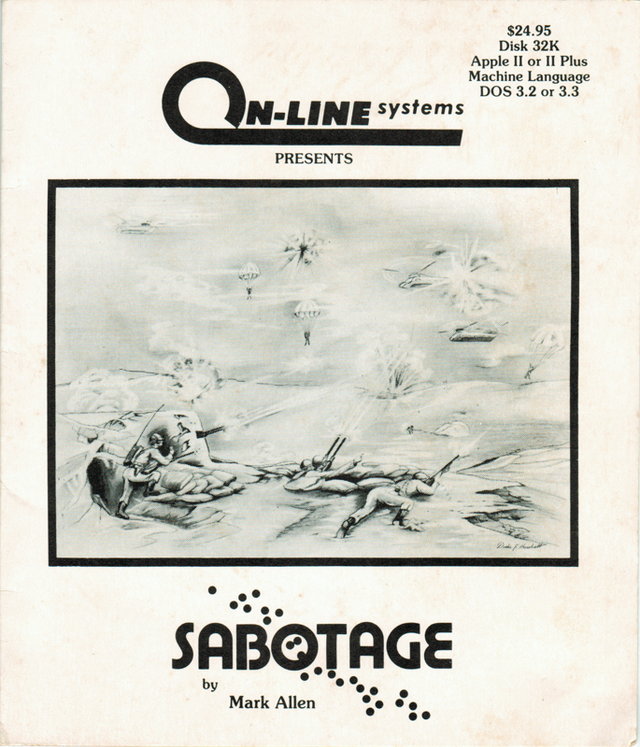 Game cover: Sabotage