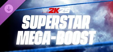 Game cover: WWE 2K25: Superstar Mega-Boost